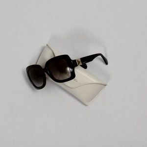 Valentino Rock Stud Sunglasses Black w/Gold